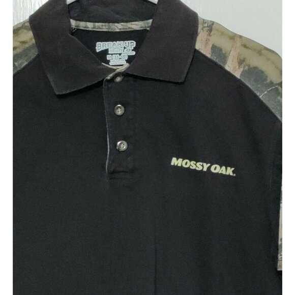 Mossy Oak Break Up Infinity Polo Shirt Medium - Picture 2 of 4